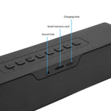 LED Bluetooth Speaker Portable Multifunctional Wireless Bluetooth 5.0 Subwoofer with 2400mAh Large Capacity Battery for Home