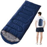 Down Ultralight Camping Sleeping Bag Down Filled Waterproof Fluff Sleeping Bags with Compression Bag Spring Tourism for Adult