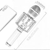 KTV Wireless Karaoke Handheld Microphone USB Player Mic Speaker Portable Christmas Birtay Home Party Handheld Microfone