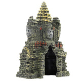 Home Aquarium Ornament Ancient Stone Buddha Resin Figurines Aquarium Ornament Fish Tank Aquarium Decoration Accessories