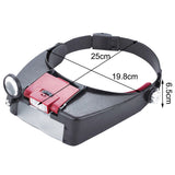FGHGF 1.5-10x  Wearing Magnifier Glasses Magnifying Gl Helmet Style  Headband Magnifying Glasses Reading or Repair Use
