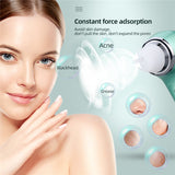 Usb Vacuum Suction Blackhead Remover Hot Cold Compress Face Cleansing Black Spot Pore Cleaner Skin Care Exfoliating Led Display