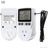 16A  Multi-Function Thermostat Digital Temperature Controller Socket Outlet w/ Timer Switch Sensor Probe Heating Cooling F20 21