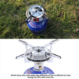Outdoor Cooking Camping Gas Stove Burner BBQ Picnic Stainless Steel Mini Hiking Disc Type Furnace