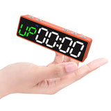 Portable Workout Timer,Gym Timer With Rechargeable And Built-In Magnetic Spine,LED Interval Timer For Home Garage