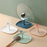 Pan Pot Cover Lid Rack Stand Spoon Holder Stove Organizer Home Storage Soup Spoon Remains Kitchen Utensils