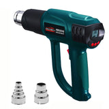 220V Industrial Grade Digital Display Heat Hot Air Gun Electric Hair Dryer Sticking Automobile Film Shutdown Delay