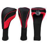 3Pcs/Set Golf Wood Cover Driver 1/ 3/ 5 Fairway Woods Headcovers Long Neck Head Covers For Golf Clubs Number Tag Interchangeable