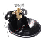Automatic sheep water bowl cast iron drinking goat lamb drinker water bowl with copper valve 20mm pipe farm feeding equipment