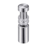 48 Packs Sign Standoff Screws Advertising Screws Stainless Steel Wall Standoff Mounts Glass Acrylic Nail for Glass Artwork and S