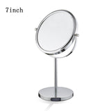 Table Top 3x Makeup Mirror Cordless Double Side Cosmetic Magnification Mirrors for Bathroom or Bedroom