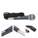 Home Wired Microphone High Fidelity Dynamic Microphone with 6.35mm Plug 50-18000Hz for Karaoke Singing TV Computer Speakers