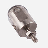 Bike Rim Tester Roller Contact Point for Dial Indicator Roller Depth Gauge Tool 10mm Diameter M2.5 Thread Wheel