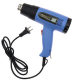 220-240V EU Plug Digital Heat Gun LCD Display Electric Hot Air Gun Hair Dryer Heat Soldering Shrink Wrapping Thermal Power Tools
