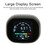 3In1 Carbon Dioxide CO2 Temperature Humidity Detector Desktop Carbon Dioxide Detector Temperature Humidity Meter Screen