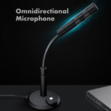 Mini Desktop USB Speech Microphone With Flexible Stand for Computer PC Laptop Notebook Studio Recording Condenser Mic