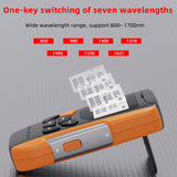MINI OPM Handheld Mini Fiber Optical Power Meter Fiber Optical Cable Tester -70+6dBm SC/FC/ST Universal interface Connector
