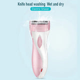 Kemei KM-3018 Electric Rechargeable Lady Shaver Hair Remover Epilator Shaving Wool Scraping EU For Whole Body Use