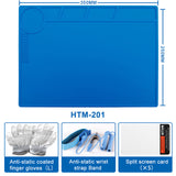 ESD Heat Insulation Work Mat Soldering Station Iron Welding Repair Pad Magnetic Work Heat-resistant Mat BGA Insulator Platform