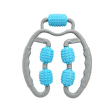 Massage Roller U Shape Trigger Point For Arm Leg Neck Muscle Tissue Fitness Gym Yoga Pilates Sports 4 Wheel Blocks Yoga Roller