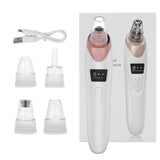 Electric Blackhead Remover Vacuum Face Ance Pore Cleaner Ultrasonic Skin Scrubber Pimple Black Head Suction Facial Washing Brush