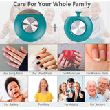 Automatic Electric Nail Clippers &amp; Nail Polisher Nail &amp; Toes File Manicure Electric Nail File Nail Cutter for Kids Seniors Adult
