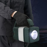 2022 NEW Portable Multi-purpose Camping Bluetooth Speaker Outdoor High-power LED Headlight 18650mah Power Bank For Camping