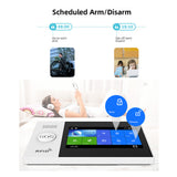PG107 WiFi 4G 3G Alarm System for Home Security with PIR Wireless Solar Siren Support Tuya Remote Control