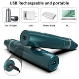 2 IN 1 Pets Grooming Kit USB Rechargeable Pet Dog Cat Paw Hair Clippers Trimmer Nail Grinder Foot Hair Cutting Machine Remover