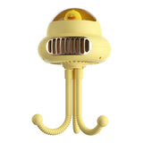 Octopus Outdoor Cart Fan Angle Adjustment Baby Stroller Winding Fan Rechargeable Cooler Fan Bladeless Low Noise for Home Bedroom