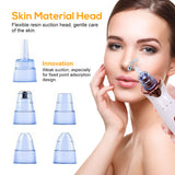 Rechargeable Blackhead Remover Face Vacuum Pore Cleaner Suction Acne Pimple Removal Nano Facial Steamer Beauty Skin Care Tools