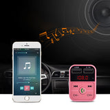 FM Transmitter Wireless Bluetooth-compatible Handsfree MP3 Audio Music Player Dual USB Radio Modulator Car Kit 2.1A  Charger