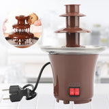 New Mini Chocolate Fountain Creative Design DIY  MeltElectric Chocolate Warmer Dip Fountain Party Fondue Melting Pot