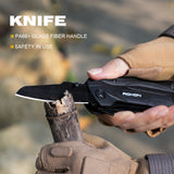 Roxon CM1349  Multitool Plier, 14-in-1 Multitools Folding Plier, Multipurpose Outdoor Survival Portable Multi Tool Set