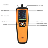 Temtop M2000 Air Quality Monitor for PM2.5 PM10 Particles CO2 HCHO Temperature Humidity Settable Audio Alarm Recording