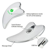Facial Massager Plate Micro Electric Scraping Plate LED Light Heating Scraping Facial Lift Massage Vibrating Facial Massager