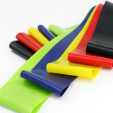 5Pcs/Set Yoga Resistance Rubber Bands Fitness Elastic Bands 0.3mm-1.1mm Training Fitness Gum Pilates Sport Crossfit Workout
