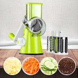 Multifunctional rotating vegetable grater, vegetable cutter, fruit machine, potato cutter, kitchen chopper gadget