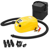 DC12V Air Pump with Nozzles Storage Bag Electric inflator Portable DC Air Pump Inflation and Deflation