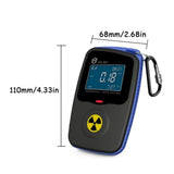 XH-901 Body Nuclear Radiation Detector Dose Equivalent X γ β Rays LCD Electromagnetic Radiation Detector Real Time Monitoring