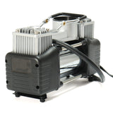 150PSI 60L 12V Air Compressor 4WD Car Tire Inflator Pump Portable Kit Pressure Pump Dual Cylinder Pressure Pump Tool Set