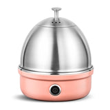 220V Mini Household Electric Egg Steamer Boiler Stainless Steel Automatic Multi Cooker Egg Custard Steaming Cooker For Home