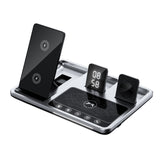 R11 4 in 1 Wireless Fast Charging Stand Replacement for iWatch Airpods Pro 12/13/Pro/Samsung Wireless Charging Pad