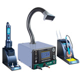 CXG DES H93 Air Purifier Soldering Station Hot Air Gun Smart High Frequency Electric Soldering Iron Absorb Toxic Gases 3 in 1