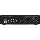 BEHRINGER UMC204HD External Sound Card Recording 2x4,24-Bit/192 kHz USB Audio/MIDI Interface With Midas Mic Preamplifiers