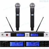 Professional Metal SM58 Handheld UHF Wireless Microphone System Stage Outdoor Performance Karaoke Mic Microfone Sets