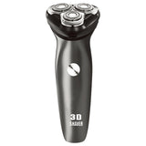 Rechargeable Electric Shaver 3D Triple Floating Blade Heads Shaving Washable Cordless Beard Trimmer for Men