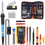 Adjustable Temperature Electric Soldering Iron kit 220V 110V 60W Welding Solder Rework Station Heat Pencil Repair Tools