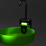 New Outdoor Fishing Oxygenation Air Pump USB Intelligent Sensor Water Oxygen Pump Portable Smart Induction LED Light