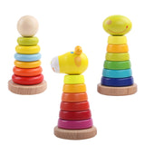 6In Montessori Block Plugging Toy Matching Toy Disassembled Block Interactive Education Gift for Toddler Baby Learning 69HE